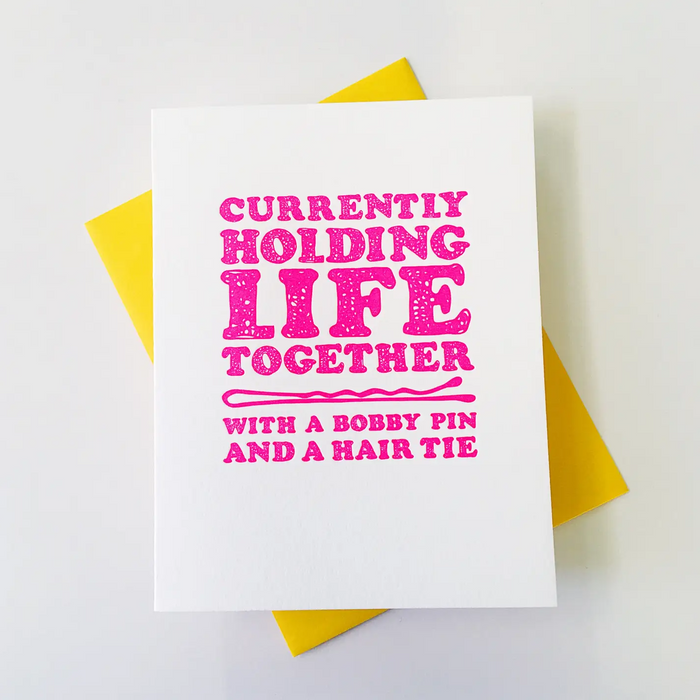 Bobby Pin - Funny Greeting Card