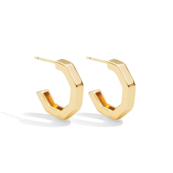 Thick Octagon Hoops