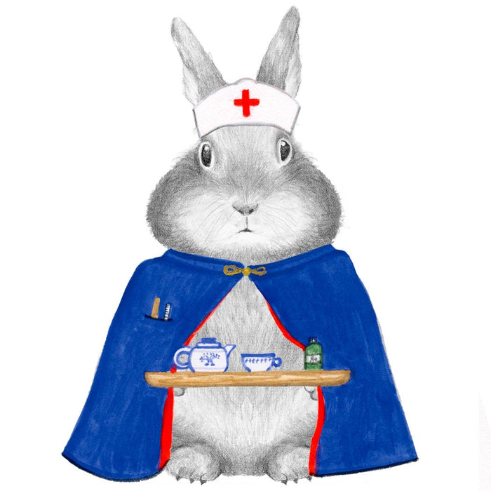 Nurse Bunny Card