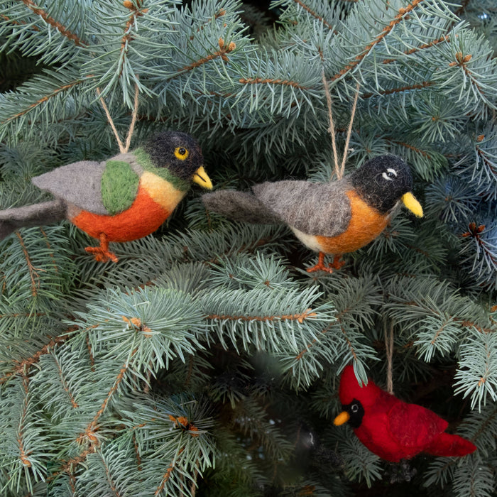 Ornament - Birds - Set of 5