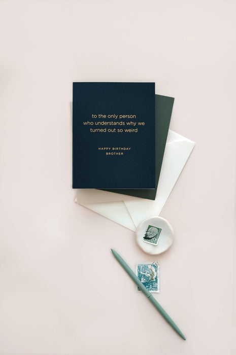 Brother Birthday Greeting Card