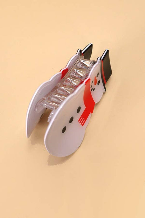 CHRISTMAS HAIR CLAW CLIPS