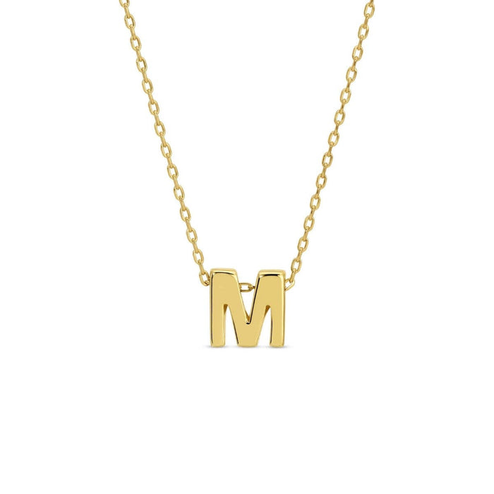 Small Initial Necklace