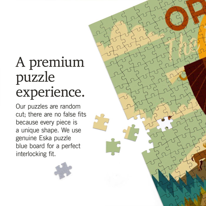 Oregon Geometric 1000-Piece Puzzle | The Beaver State