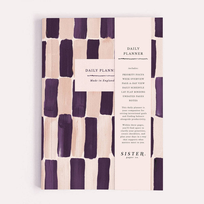 Rhythm Monochrome Daily Planner | Undated Diary | Stationery