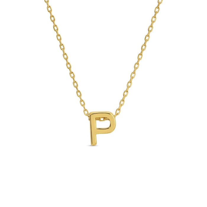 Small Initial Necklace