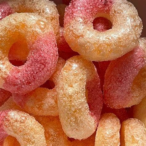 Freeze Dried Fruit Rings: Peach