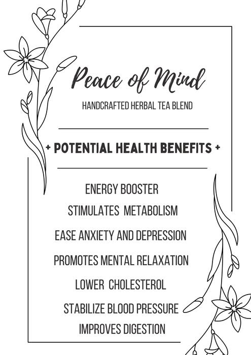 Peace of Mind Handcrafted Herbal Tea Blend