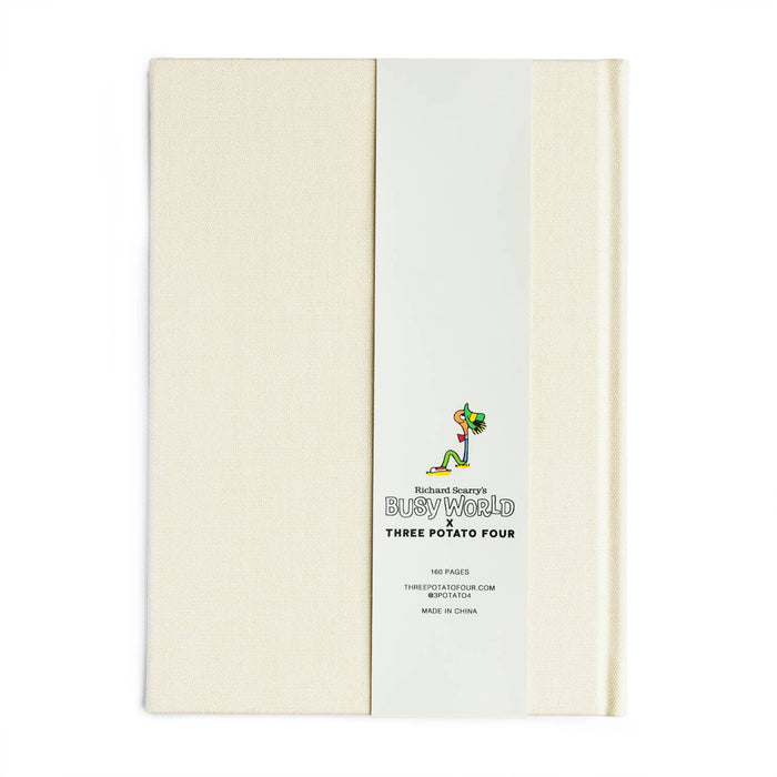 Lowly Floral Embroidered Journal 3P4 x Richard Scarry® -