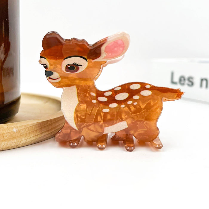 Cute Reindeer Hair Claw Clip