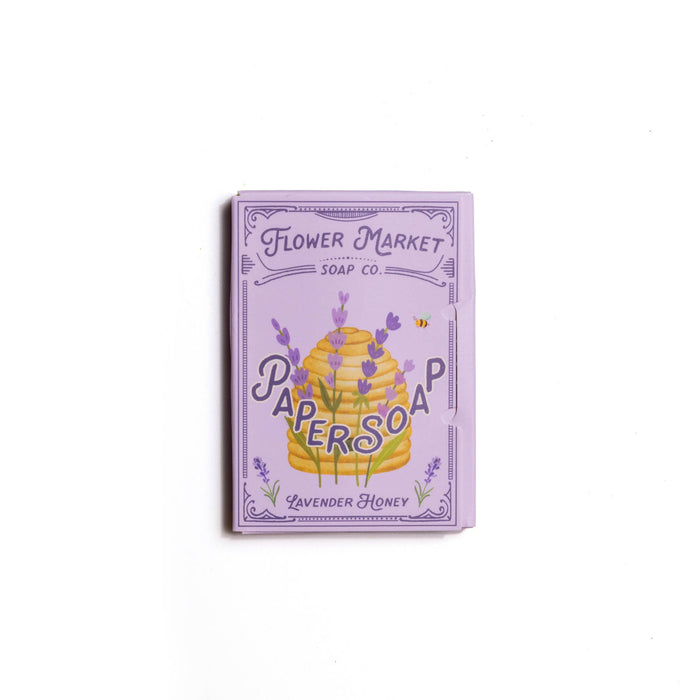 Travel Size Lavender Honey Scented Paper Soap - 50 Sheets