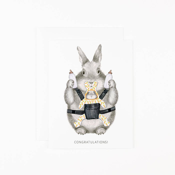 New Parent Bunny Card
