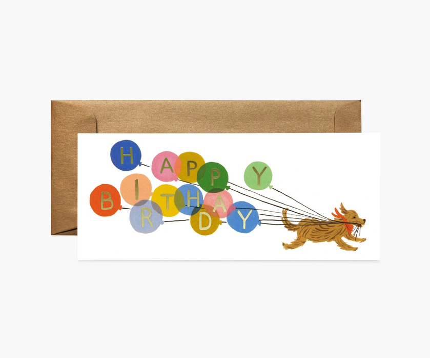 Birthday Balloon No. 10 Card