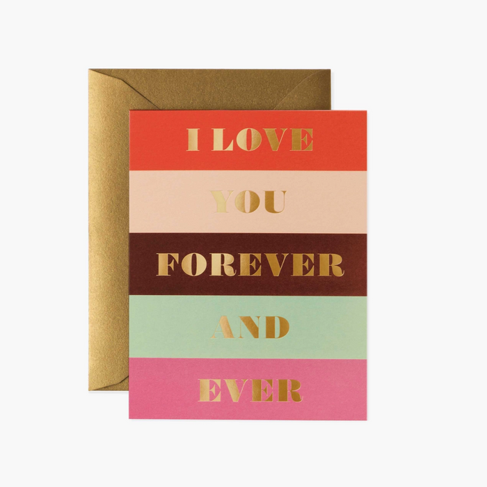 Color Block Love Card