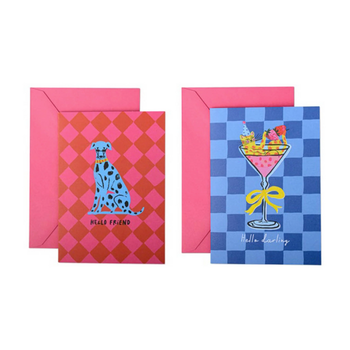 Hello Friends Notecards (Set of 8)