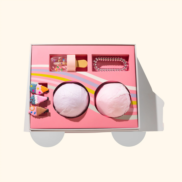 Bath Bomb Ice Cream Truck Gift Set