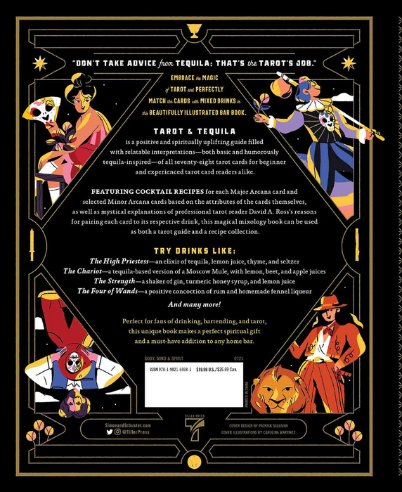 Tarot & Tequila: A Tarot Guide with Cocktails Book