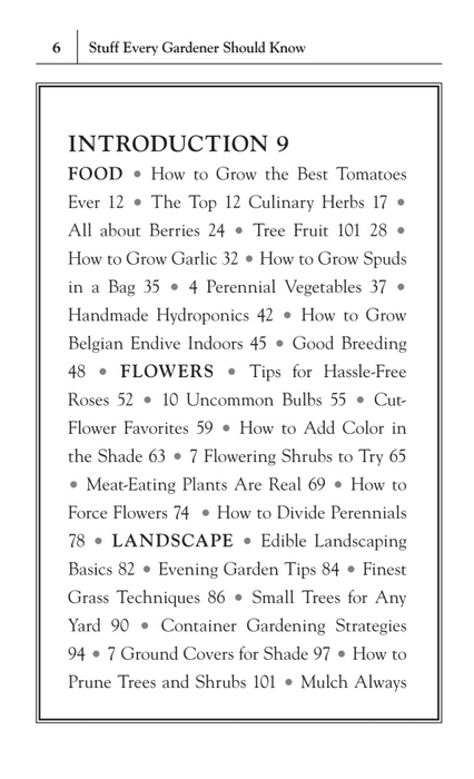 Stuff Every Gardener Should Know