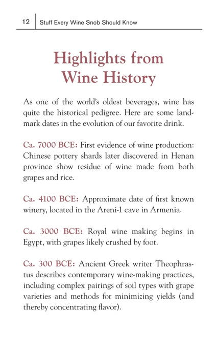 Stuff Every Wine Snob Should Know
