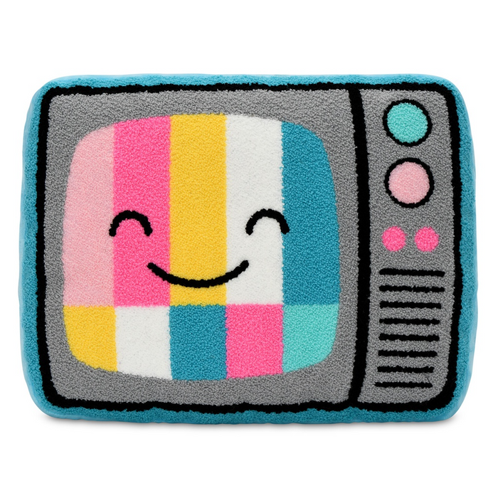 Retro TV Chenille Plush