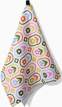 Petal Patchwork Tea Towel