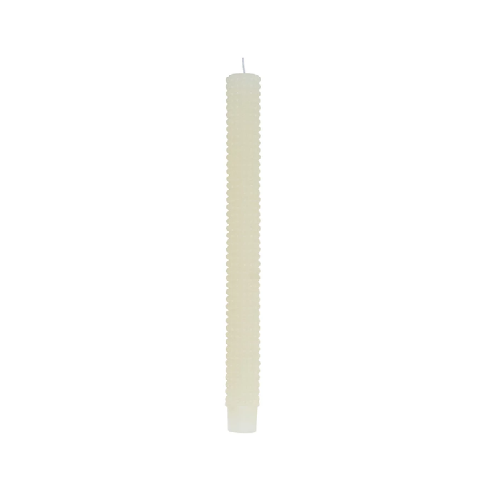Unscented Hobnail Taper Candle