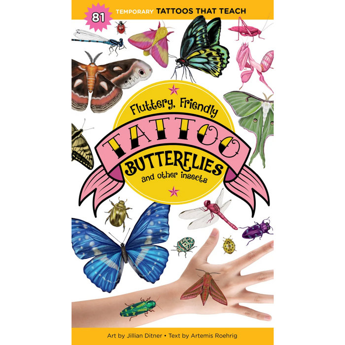 Fluttery, Friendly Tattoo Butterflies and Other Insects