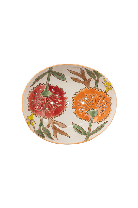 Summer Floral Soap Dish
