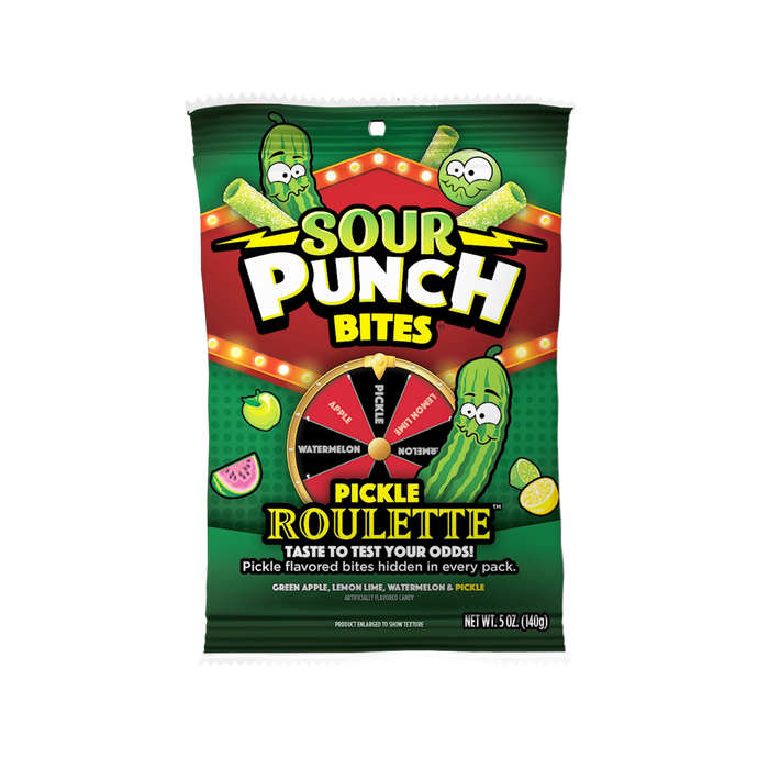 Sour Punch Bites Pickle Roulette, 5oz