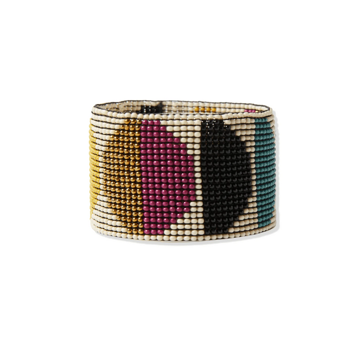 Penelope Half Circle Beaded Bracelet