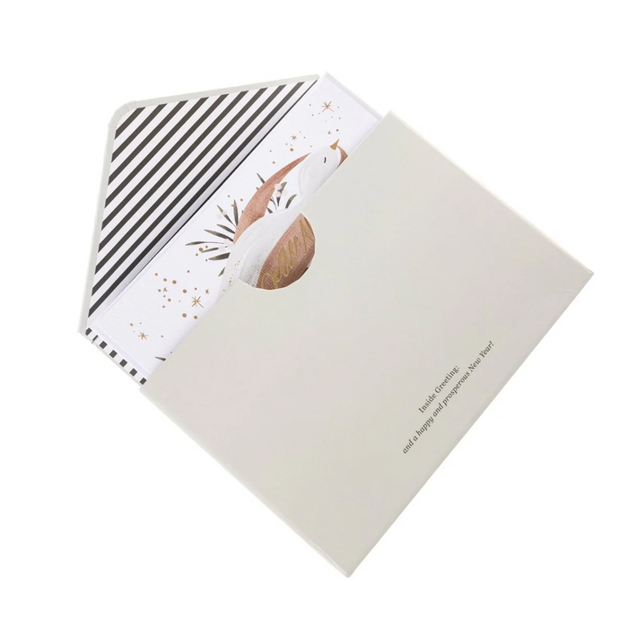 Peace and Joy Dove Holiday Flip Top Boxed Card