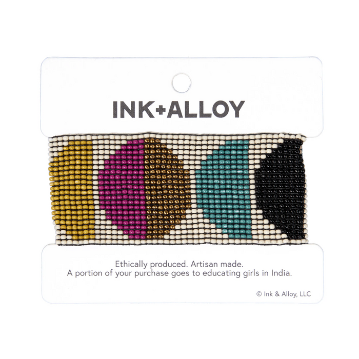 Penelope Half Circle Beaded Bracelet