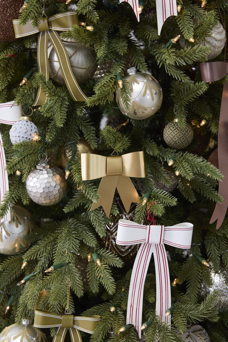 Perfect Bow Ornament - Gold