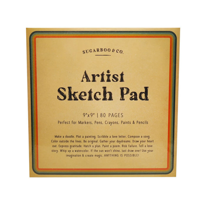9"x9" Artist Sketch Pad