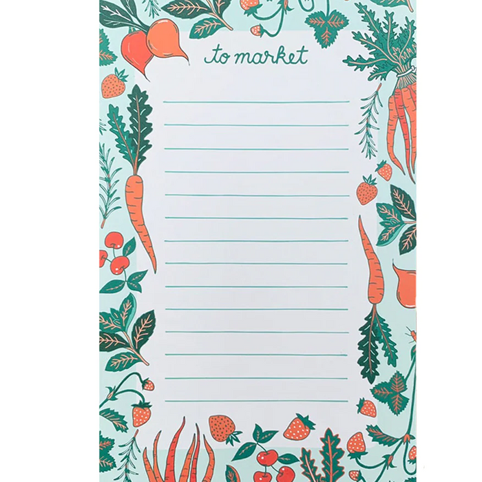 To Market Veggie Notepad