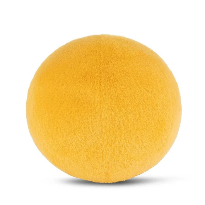 Smiley Fuzzy Yellow Plush