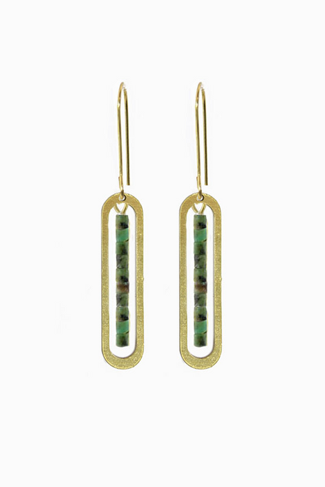 Window Dressing Turquoise Earrings