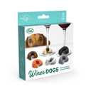 Packaging of Winer DOGS wine markers with a dog-themed design.