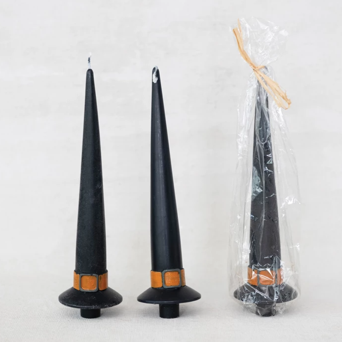 Witch Hat Shaped Taper Candle