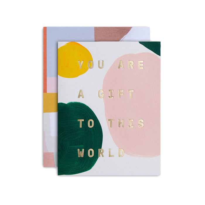 Gift To This World hand-painted Card