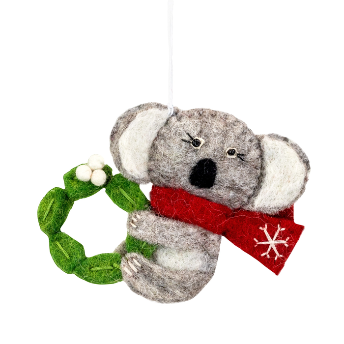 Snowflake Koala Ornament