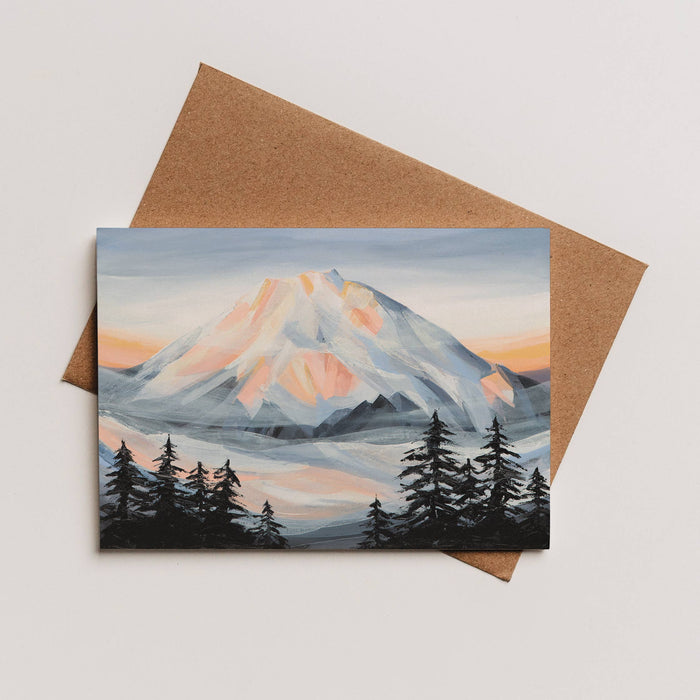 Mount Bachelor - Greeting Card