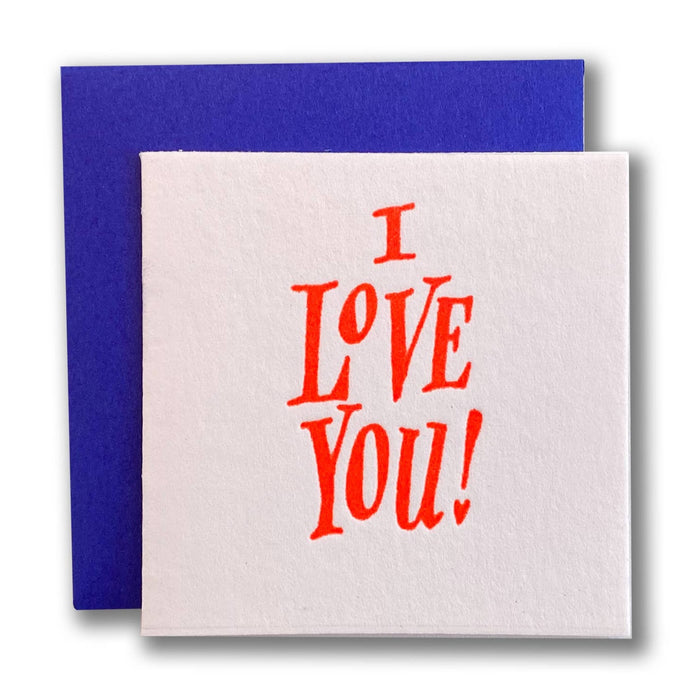 I love you! Tiny Card
