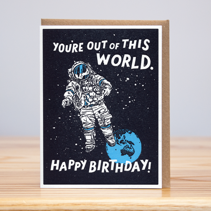 Out of This World (Letterpress) Card