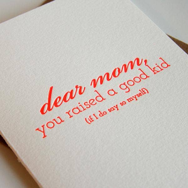 Mom Kid Mother's Day Card