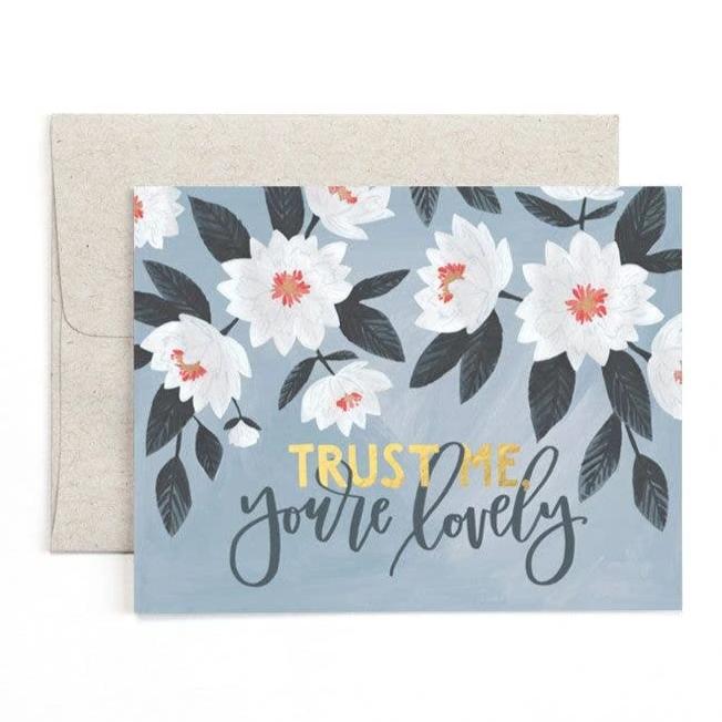 Trust Me Lovely Card