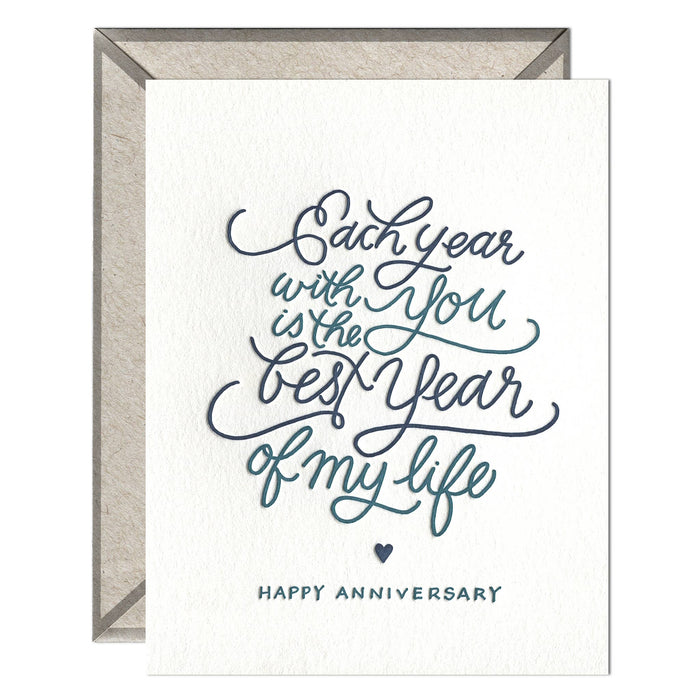 Each Year With You Card .