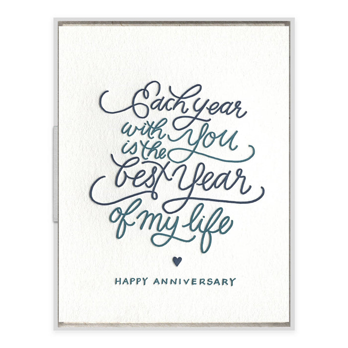 Each Year With You Card .