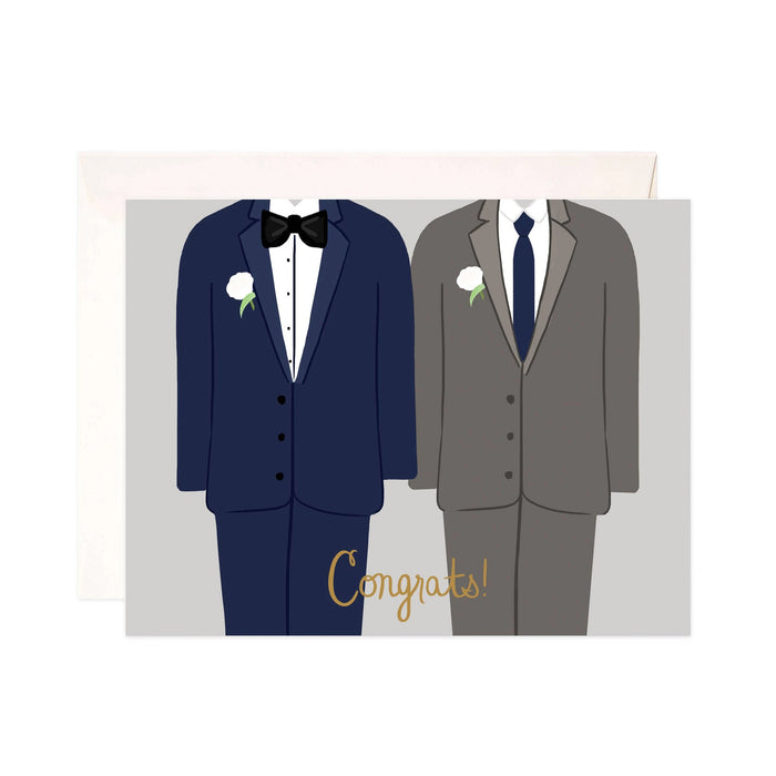 Grooms Congrats Greeting Card