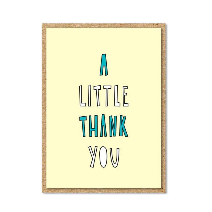 Little Thank You - Enclosure Card